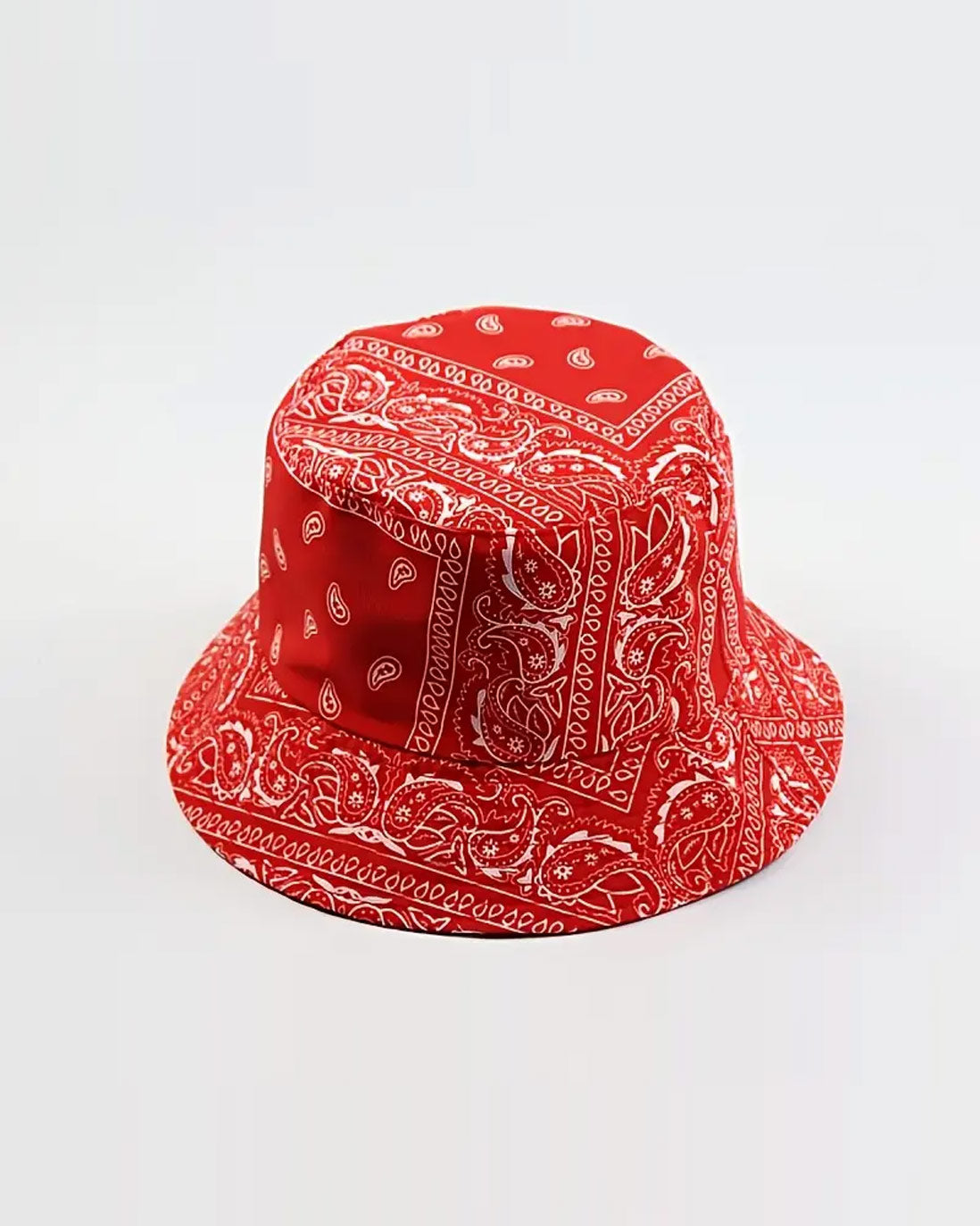 Bandana Paisley Bucket Hat, Red – Trooper America