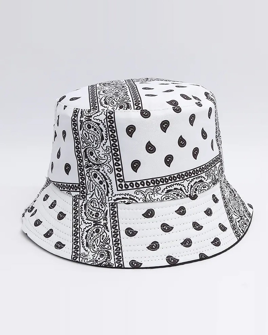 Bandana Paisley White Bucket Hat – Trooper America