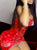 Women’s Paisley Club Dress, Red