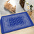 Waterproof Paisley Indoor Non-Slip Mat for Home Floor, Blue