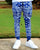 KT-007 Paisley Joggers, Blue