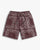 KT-055 Paisley Shorts Burgundy