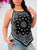 WT-001 Women's Bandana Halter Neck Top, Plus Sizes, Black