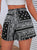 PKW-001 Women’s Paisley Shorts, Black