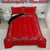 (1 Comforter and 2 Pillowcases) Paisley Bedding, Red