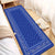 Waterproof Paisley Indoor Non-Slip Mat for Home Floor, Blue