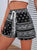 PKW-001 Women’s Paisley Shorts, Black