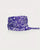 Bandana Paisley Shoe Lace 47-inch, Purple/White