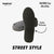 KM-008R Grey MicroFiber Street Style - SKATEBOARDING SLIP-ON SHOE