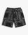 KT-055 Paisley Shorts Black