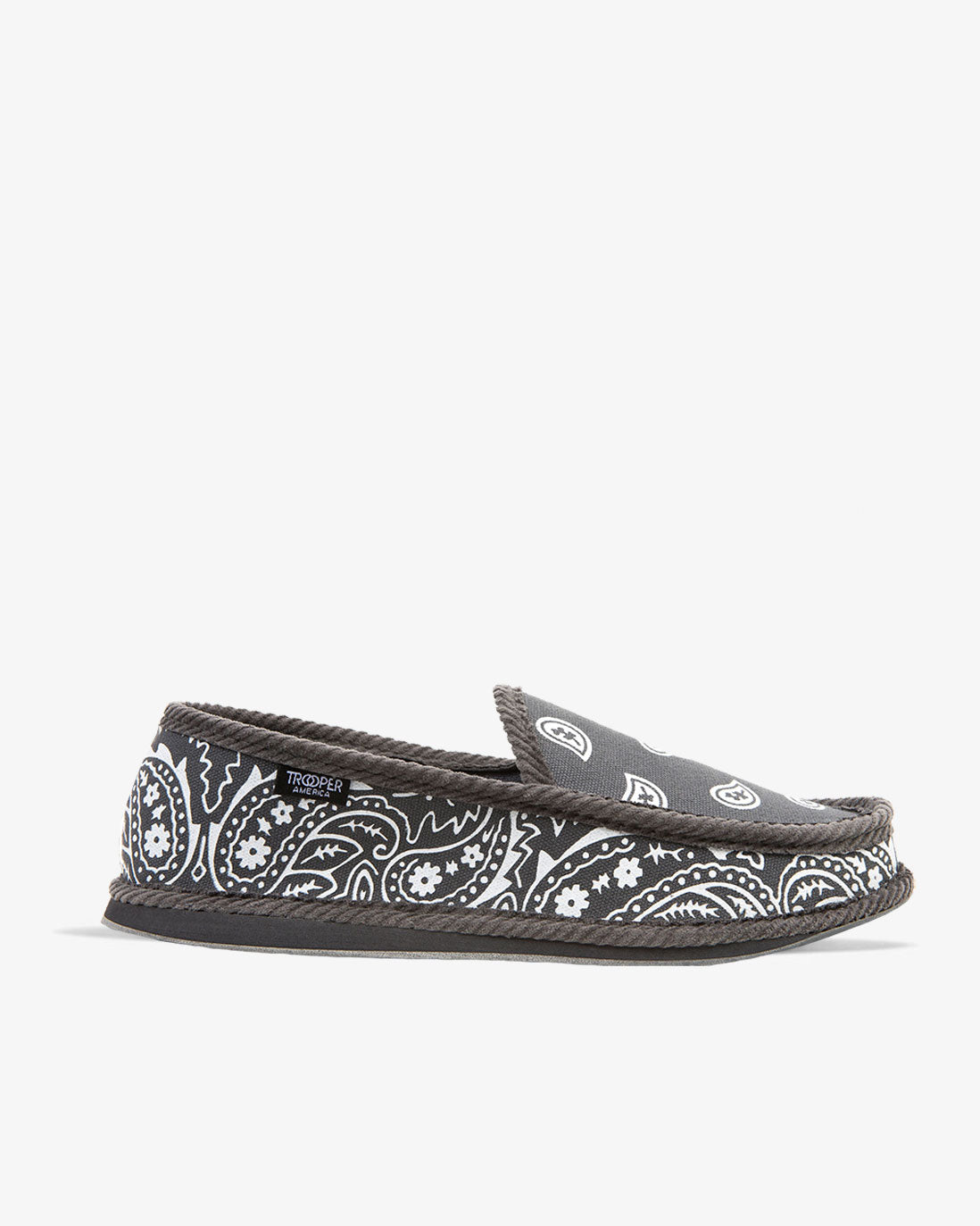 Classic Bandana Slip On Shoes Trooper America Bandana Colorful Shoes